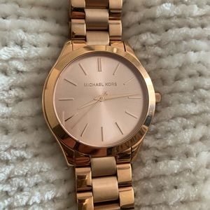 Gold MK watch